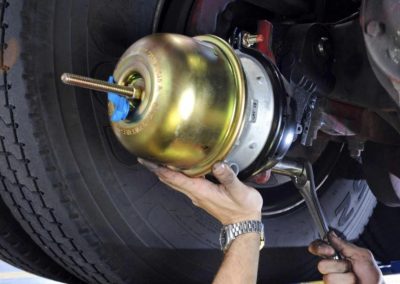 this image shows truck brake service in Napa, CA